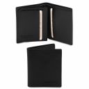 Exclusive 3 Fold Leather Wallet for men Black TL142057