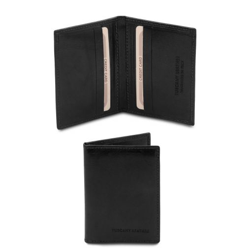Exclusive Leather Card Holder Black TL142063
