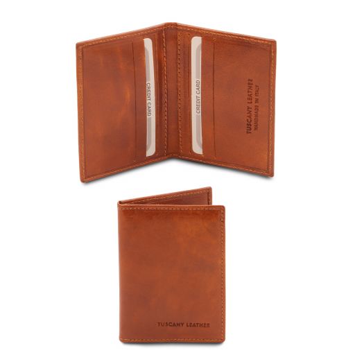 Exclusive Leather Card Holder Honey TL142063