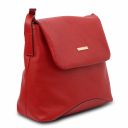 TL Bag Soft Leather Shoulder bag Lipstick Red TL142082