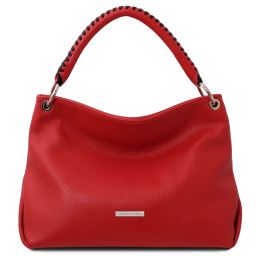 TL Bag Sac Bandoulière en Cuir Souple Rouge Lipstick TL142087