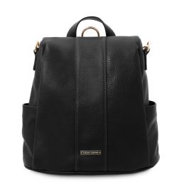 TL Bag Sac à dos en Cuir Souple Noir TL142138