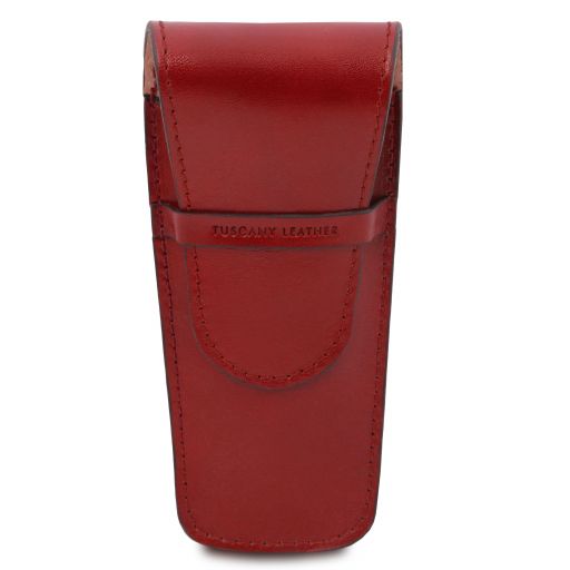 Элегантный кожаный футляр для 2х ручек Красный TL142130