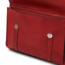 Nagoya Leather Laptop Backpack Red TL142137