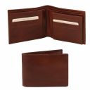 Exclusive 3 Fold Leather Wallet for men Brown TL140817
