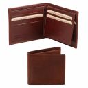 Exclusive 3 Fold Leather Wallet for men Brown TL141353