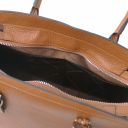 TL Bag Handtasche aus Leder Cognac TL142147