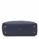 TL Bag Soft Quilted Leather Handbag Dark Blue TL142124