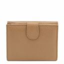 Lipari Leather Shoulder bag and 3 Fold Leather Wallet With Coin Pocket Champagne TL142154
