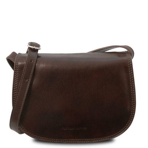 Isabella Lady Leather bag Dark Brown TL9031