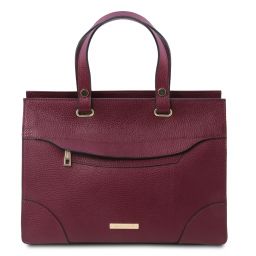 TL Bag Leather handbag Bordeaux TL142079