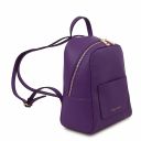 TL Bag Petite sac à dos en Cuir Souple Pour Femme Violet TL142052