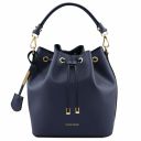 Vittoria Borsa Secchiello in Pelle Blu scuro TL141531