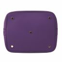 Vittoria Leather Bucket bag Purple TL141531