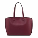 TL Bag Leather Shopping bag Bordeaux TL141828