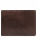 Office Set Leather Desk pad With Inner Compartment and Mouse pad Dark Brown TL142161
