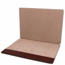 Premium Office Set Leather Desk pad With Inner Compartment, Mouse pad and Valet Tray Коричневый TL142162