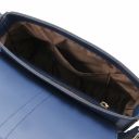Nausica Leather Shoulder bag Dark Blue TL141598