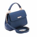 TL Bag Handtasche aus Leder - Klein Dunkelblau TL142076