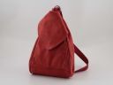 Manila Leather Backpack Red TL140444