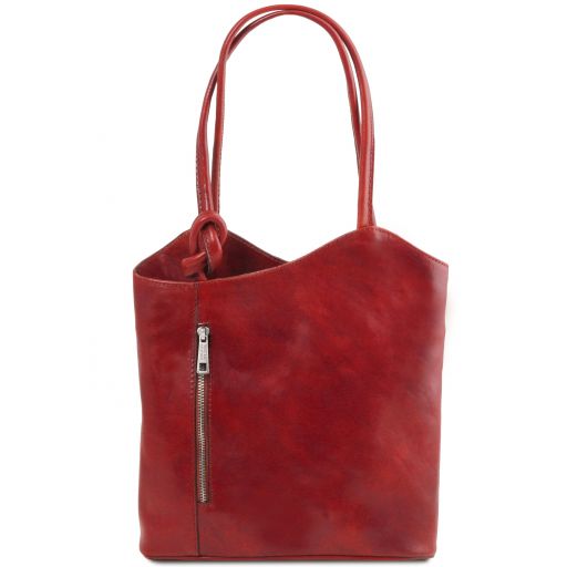 Patty Leather Convertible bag Red TL141497