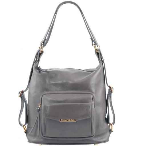 TL Bag Leather Convertible bag Grey TL141535