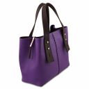 TL Bag Leather shopping bag Purple TL141730