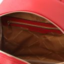 TL Bag Lederrucksack aus Weichem Leder Lipstick Rot TL142178