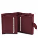 Calliope Exclusive 3 Fold Leather Wallet for Women With Coin Pocket Bordeaux TL142058