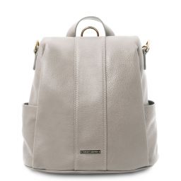TL Bag Soft Leather Backpack Light grey TL142138