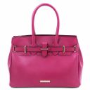 TL Bag Leather Handbag Fuchsia TL142174
