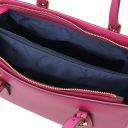 Aura Leather Handbag Фуксия TL141434