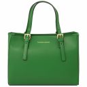 Aura Borsa a Mano in Pelle Verde TL141434