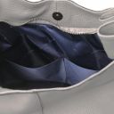 Cinzia Soft Leather Shopping bag Light grey TL142144