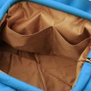 TL Bag Soft Leather Clutch With Chain Strap Светло-голубой TL142184