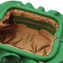 TL Bag Soft Leather Clutch With Chain Strap Green TL142184