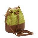 TL Bag Straw Effect Bucket bag Зеленый TL142207