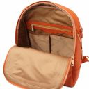 TL Bag Soft Leather Backpack for Women Orange TL141376