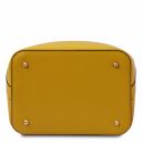 Vittoria Leather Bucket bag Yellow TL141531