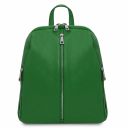 TL Bag Lederrucksack Für Damen aus Weichem Leder Grün TL141982