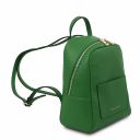 TL Bag Kleiner Damenrucksack aus Weichem Leder Grün TL142052