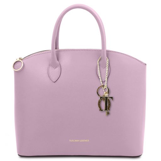 TL KeyLuck Leather Tote Lilac TL142212