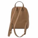 TL Bag Petite sac à dos en Cuir Souple Pour Femme Taupe TL142052