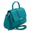 TL Bag Sac à Main en Cuir Turquoise TL142156