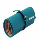 Soft Leather Jewellery Case Turquoise TL142193