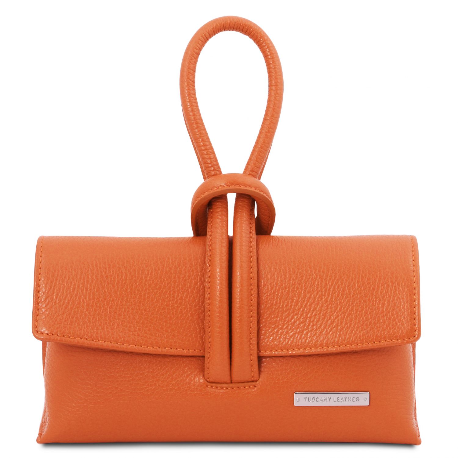 TL Bag Pochette in Pelle Arancio TL141990