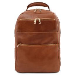 Melbourne Leather Laptop Backpack Телесный TL142205