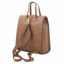 TL Bag Leather Backpack for Women Taupe TL142211
