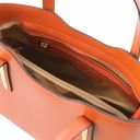 Olimpia Sac Cabas en Cuir - Petit Modèle Orange TL141521