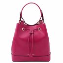 Minerva Borsa Secchiello in Pelle Fucsia TL142145